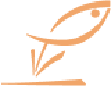 Logo poisson stylisé